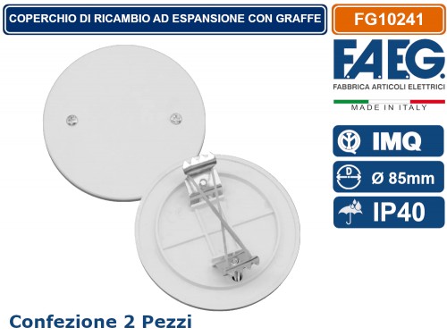 Coperchio Ricambio Electraline 198x153mm - Bianco, Con Viti, Per Scatole Elettriche