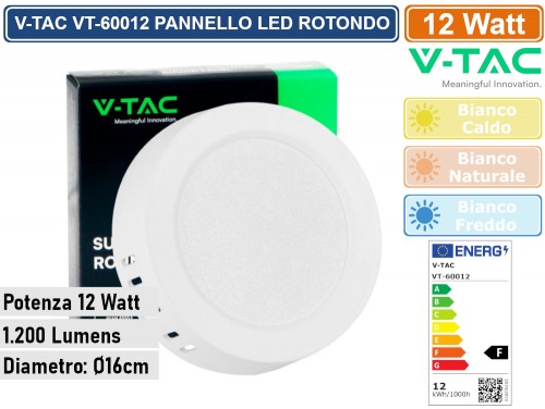 Gasiashop - P170B-T3C - UNIVERSO PLAFONIERA LED ROTONDA CIRCOLARE 12W SMD  IP20 BIANCA COLORE LUCE 3 IN 1 SELEZIONABILE CCT