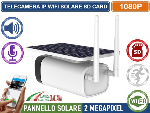 Telecamera Wi-Fi Esterna ANTELA 3MP/2K, Visione Notturna A Colori 30m, IP66, Rilevamento Persone, Audio Bidirezionale, 2,4 GHz - 2