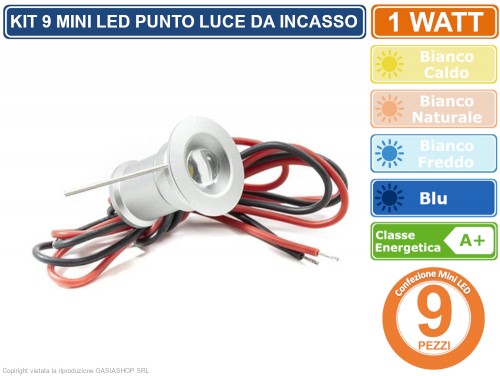 Punto luce faretto led da incasso PLP10 – CF Original