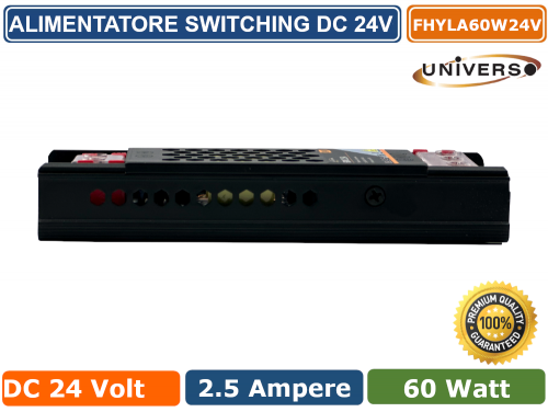 S-3AN - ALIMENTATORE DESKTOP SWITCHING 12V 3A 36W PER ILLUMINAZIONE E CCTV  TELECAMERA CIRCUITO CHIUSO - Gasiashop