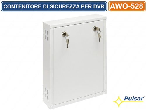 Armadio A Muro Per DVR/XVR/NVR Con Doppia Serratura - Pulsar AWO529W - Foto 12