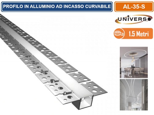 Jandei - Profilo flessibile in silicone 3 metri per strisce | FindTheDeal