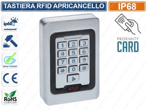 Serrature latch rfid tastiera tastiera in metallo coperchio tastiera per  serratura elettronica apriporta esterna