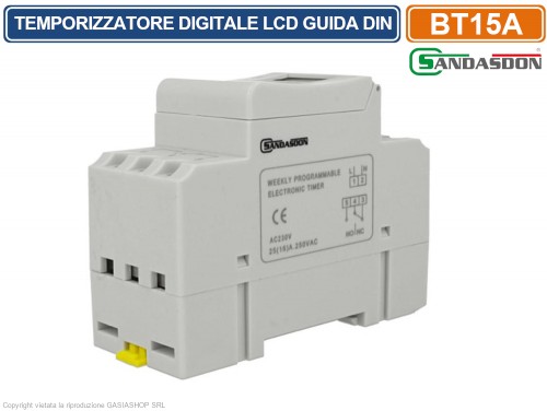 Gasiashop - BST01 - INTERRUTTORE TEMPORIZZATORE LUCI SCALE