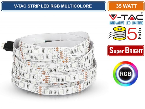 V-TAC VT-5050 60-IP65 12V STRISCIA LED 11W Per Metro 3K - 4K - 6K - Vendita  Online Materiale elettrico, antifurti, videosorveglianza - Mg  Elettroforniture