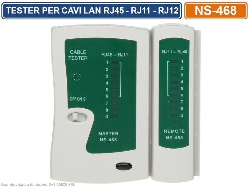 Tester cavo di rete ZoeRax RJ45/RJ11 PoE Anti-combustione Test UTP/STP cavo Ethernet Tester