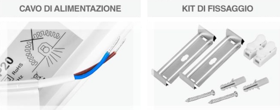 V-Tac PRO VT-8-40 Tubo LED Prismatico Plafoniera 40W 120cm CHIP SAMSUNG -  SKU 20350