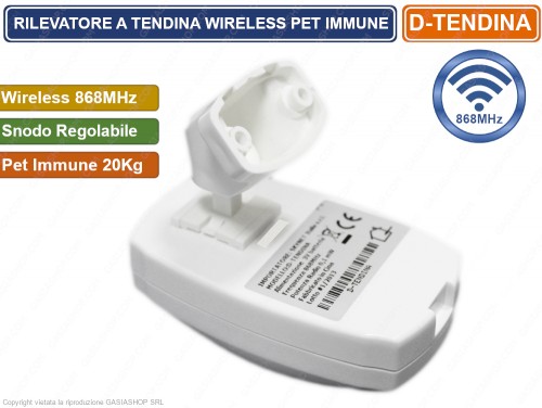 Sensore Barriera Perimetrali LKM Security Per Porte E Finestre - Wireless A  433Mhz PET Immune : : Fai da te