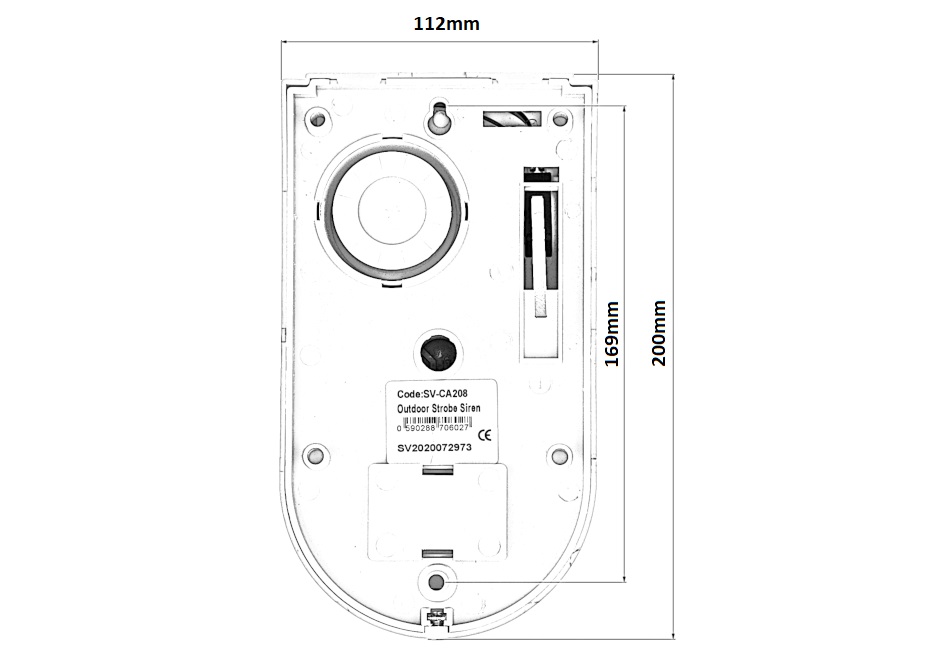 Sirena esterna Antifurto Diva C, Sistemi e accessori per la comunicazione e  la sicurezza Tekno TLC