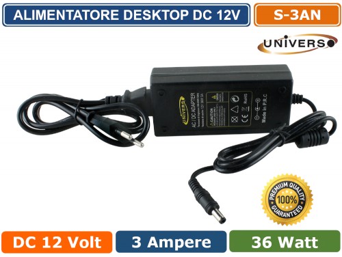 Gasiashop - AL12-15A - ALIMENTATORE METALLICO STABILIZZATO SWITCHING CON  TRIMMER 220V-12V 15A 180 WATT PER ILLUMINAZIONE E SISTEMI DI  VIDEOSORVEGLIANZA CCTV