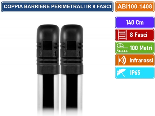 Barriere perimetrali a 4 fasci anti-scavalcamento muri e tetti