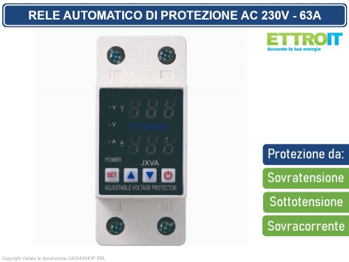 Protezione Sovratensione Con Relè Automatico - Filtro Rete 230V Per Casa E Ufficio | Guida DIN - Foto 11
