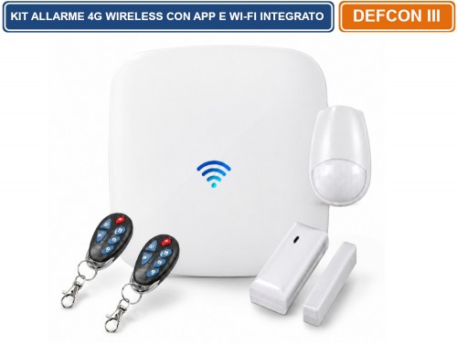 Gasiashop - DEFCON III - DEFCON III SISTEMA DI ALLARME PROFESSIONALE 4G ...