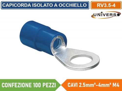 Bolatus 20 capicorda ad anello 4,0 6,0 mm² diametro foro M5