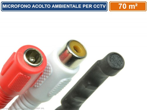 sky_mic01 - Microfoni Spia - gruppofas - 5 Pezzi Mini microfono esterno  modulo telecamere dvr monitor x aggiungere audio