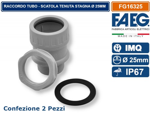 5 Manicotti IP67 Tubo-Scatola 32mm - Impermeabili Per Protezione Cavi Elettrici - Foto 4