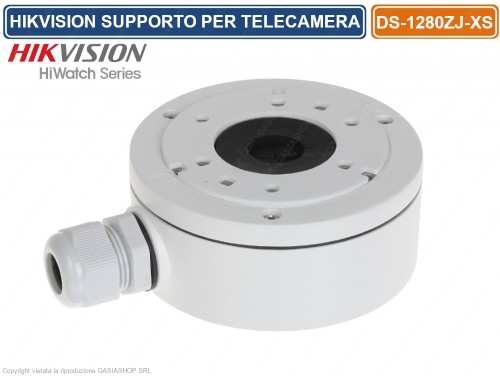 Gasiashop - CH-W - STAFFA SUPPORTO DA PALO IN ACCIAIO ZINCATO PER  TELECAMERA DOME BULLET SPEED DOME