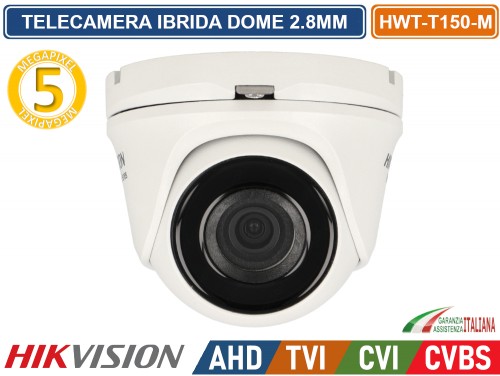 TELECAMERA DOME 5 MPX HIKVISION TVI/AHD/CVI/CVBS 2.8 MM - Foto 4