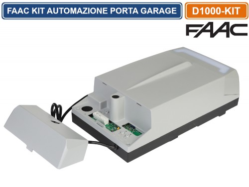 Kit automazione porta garage sezionale 10 mq BFT TIZIANO con accessori