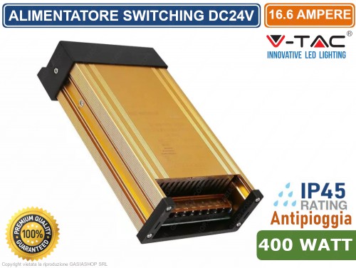 AmzFwing Alimentatore 24V Trasformatore adattatore di alimentazione CA CC  2,5A, compatibile con telecamera CCTV 24Volt 2Amp 1,5A 1A, stampante